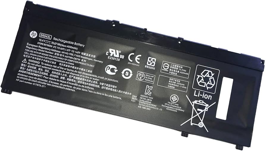 Nešiojamo kompiuterio baterija HP SR04XL