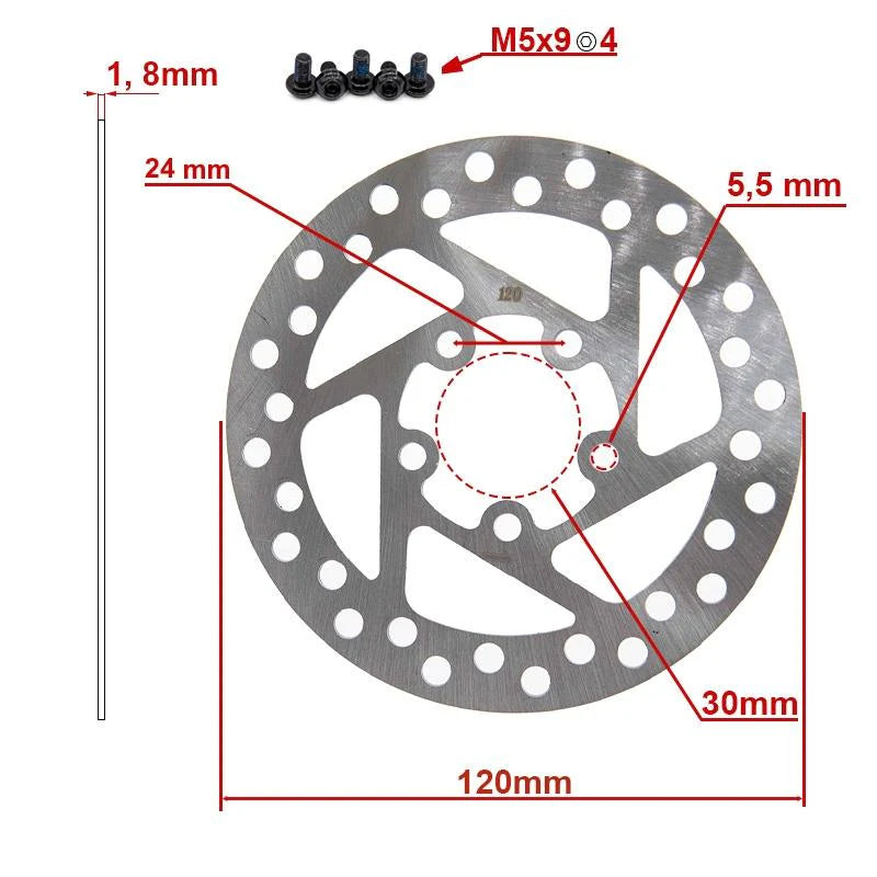 Xiaomi M365 PRO stabdžių diskas 120 mm